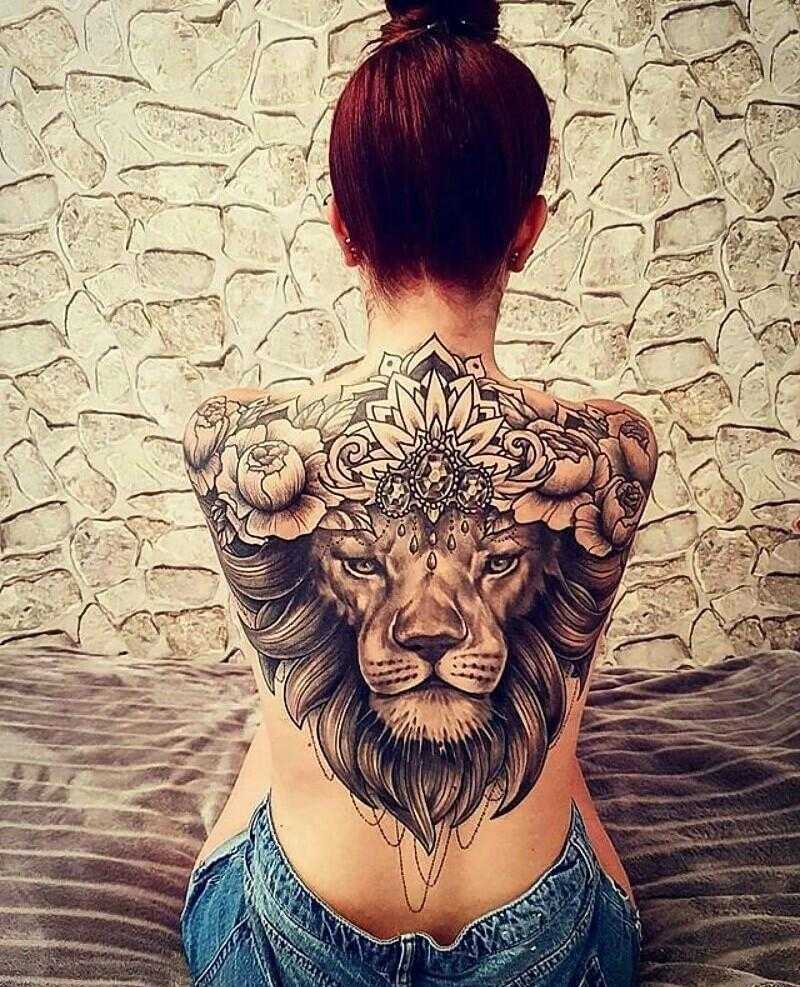 Тату льва символизирует силу человека, волю к победе и власть Для татуировки используются техники реализма, акварели и лайнворка