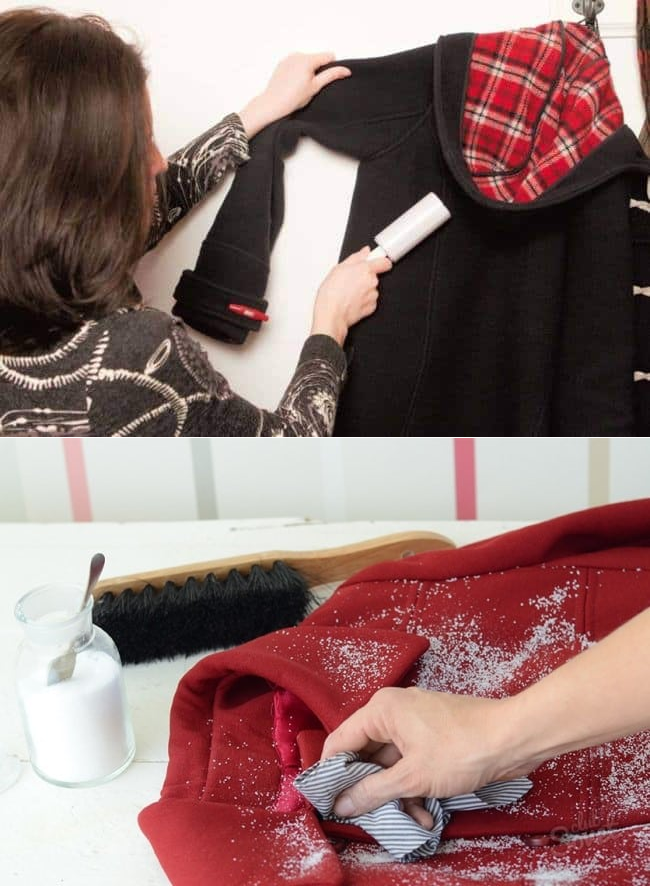 Как очищать пальто из разных тканей в домашних условиях