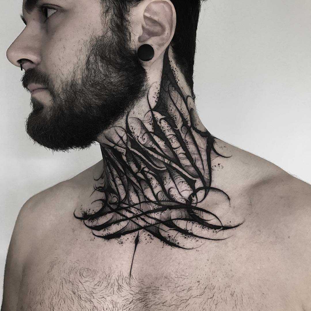 Тату на шее - татуировки на шее у женщин и мужчин | tattoo-ideas.ru