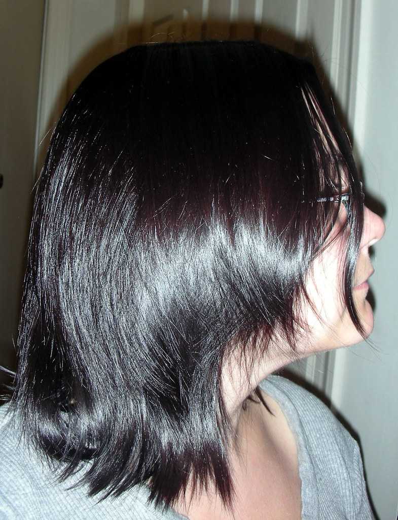 Окрашивание волос в черный цвет басмой