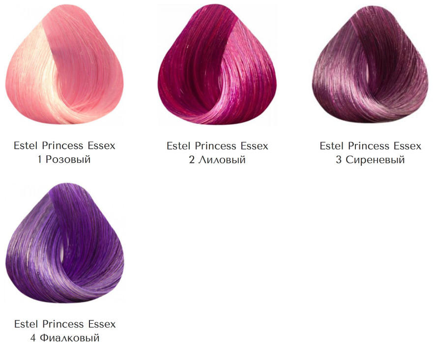 Палитра красок для волос estel princess essex (основная, s-os, extra red, fashion, lumen, correct). фото цветов краски эссекс | как выбрать?