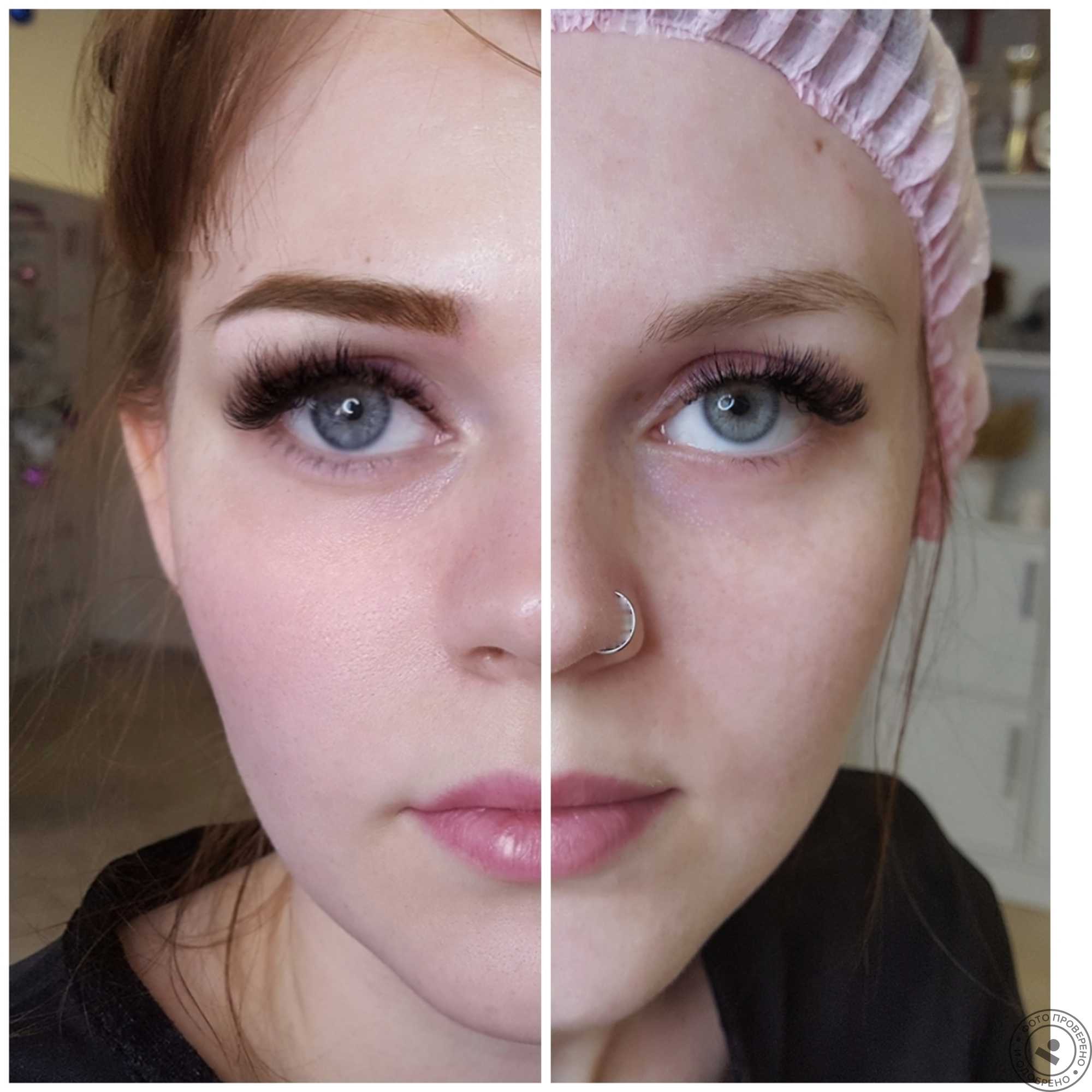 Пудровые брови - фото до и после, отзывы