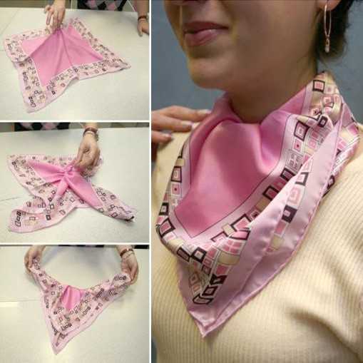 Как завязать шейный платок: стильные решения