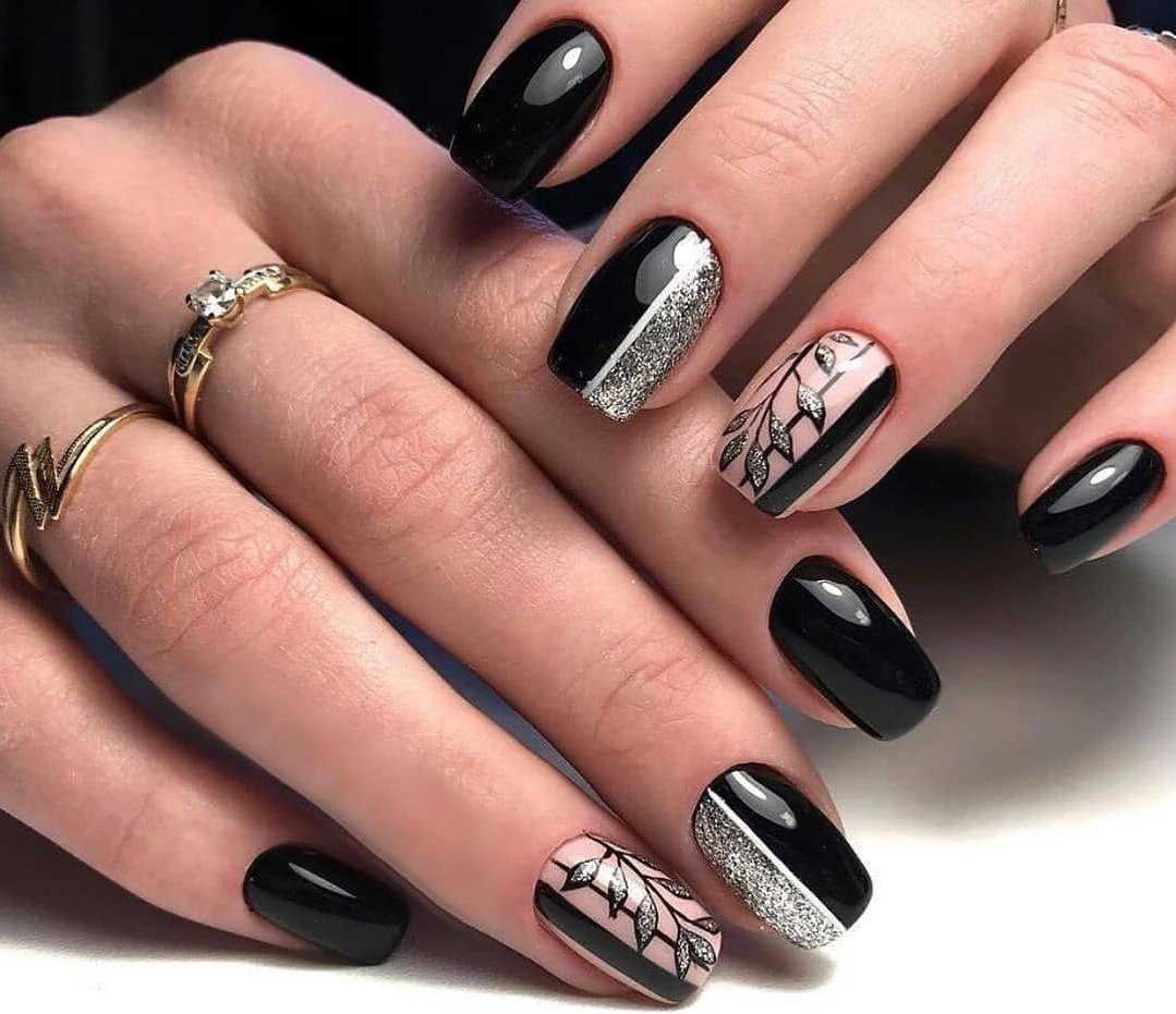Квадратный френч: модный маникюр и оригинальные идеи на фото