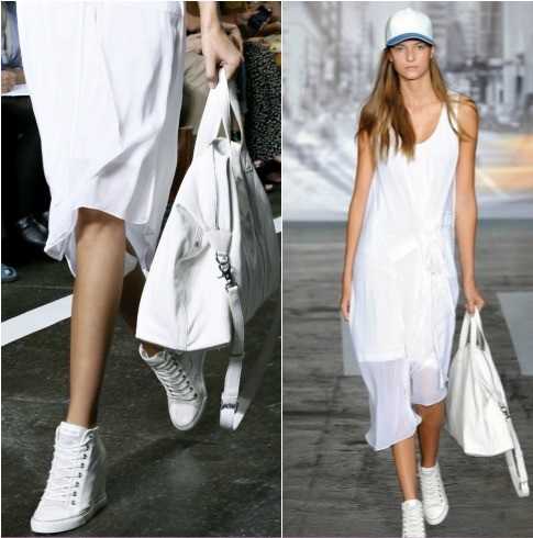 C чем носить белые кеды женские: 40 стильных образов | lifepodium