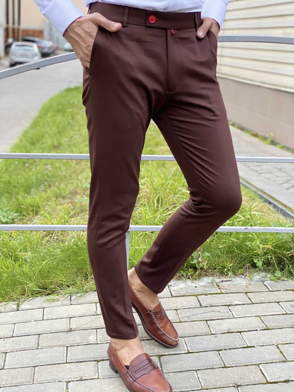 Коричневые брюки: с чем носить, фото модных сочетаний
с чем носить коричневые брюки — modnayadama