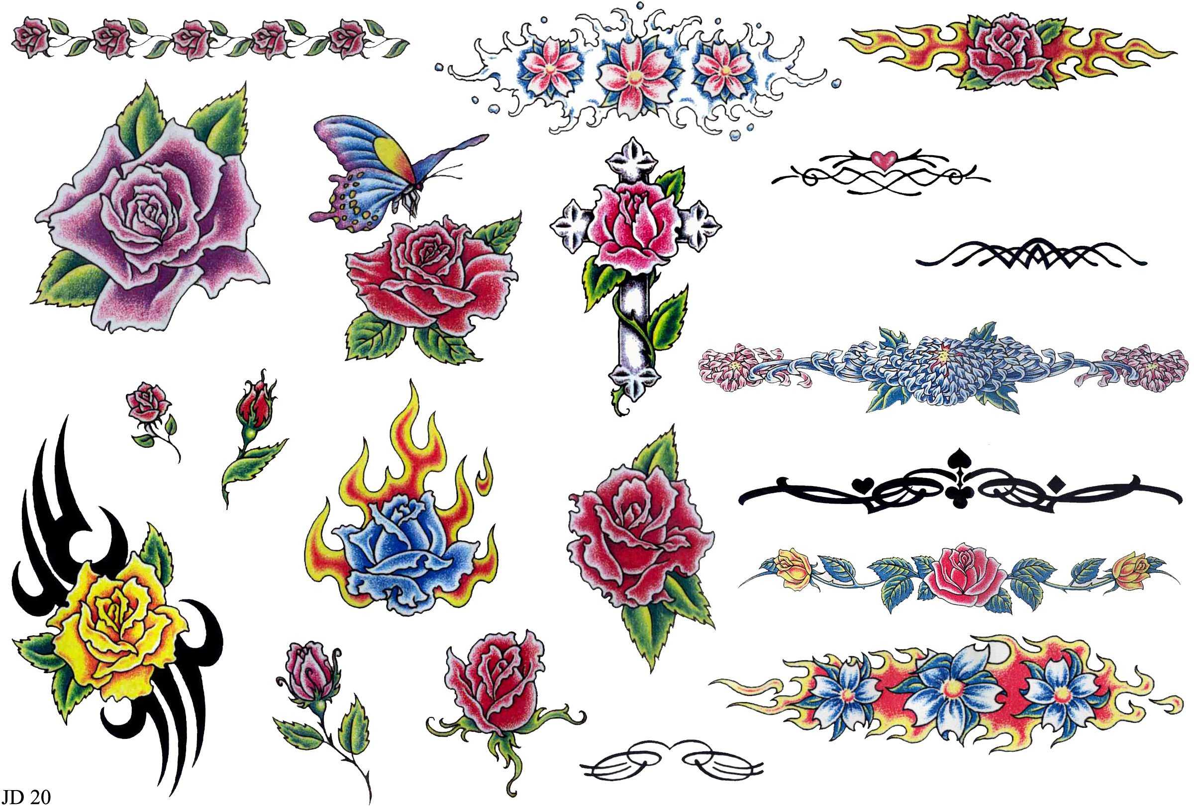 Значения тату с цветами для девушек. эскизы + 130 фото