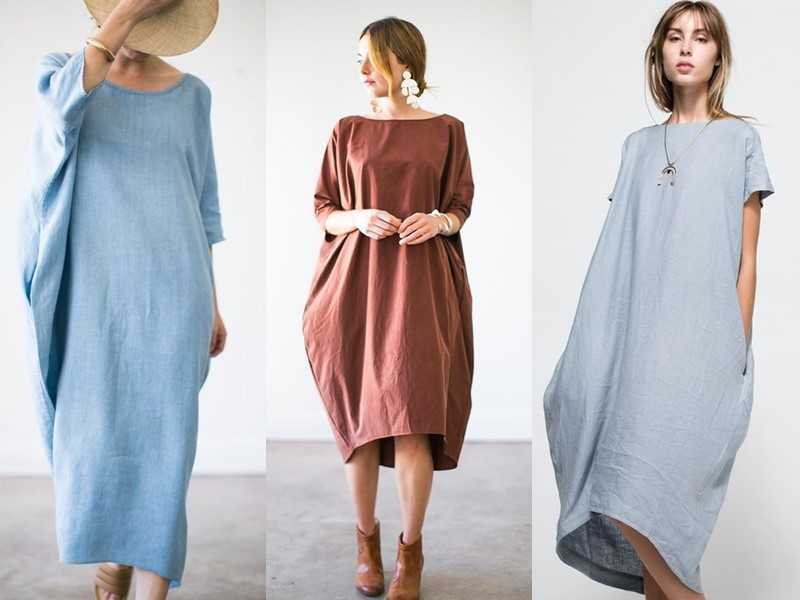 Модные платья свободного кроя: 100+ ярких трендов, новинок на фото