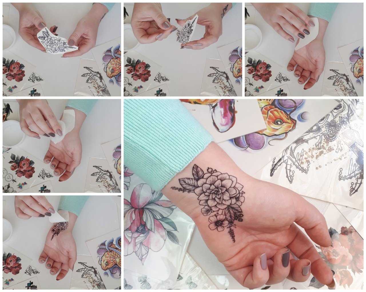 Тату гелевой ручкой- создаем безобидные татуировки