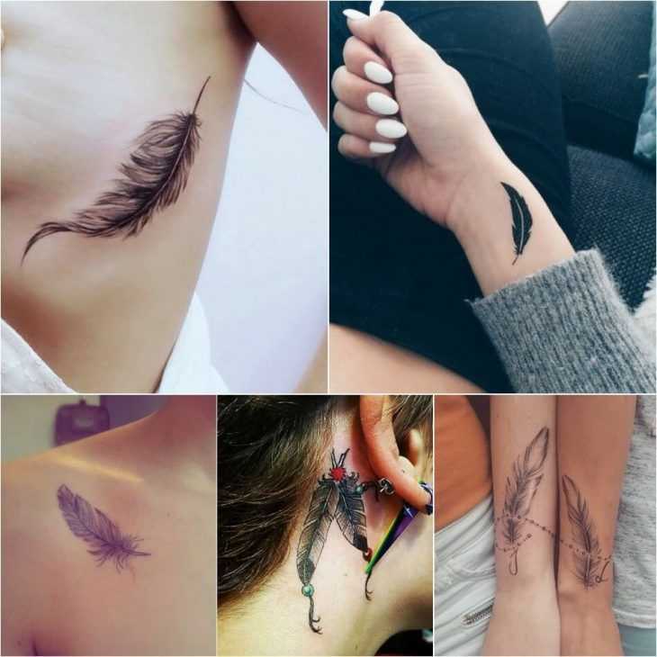 Значение татуировки перо что означает тату