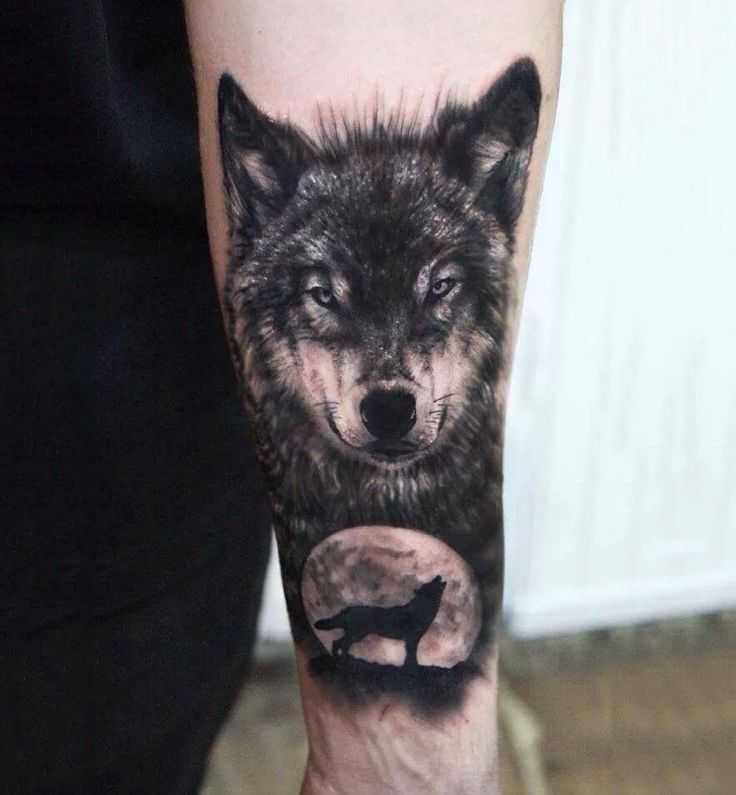 Сила и мощь тату волка: символизм зверя при ношении на коже