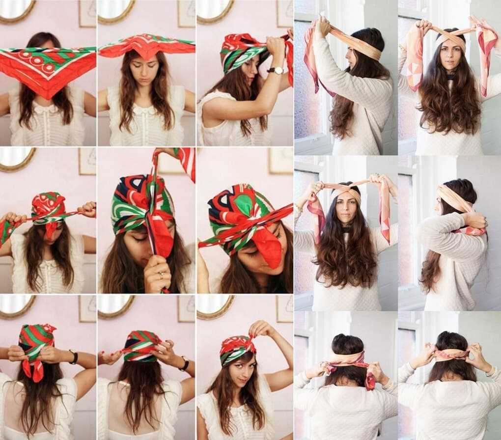 Как красиво завязывать платок на голову: пошаговая инструкция