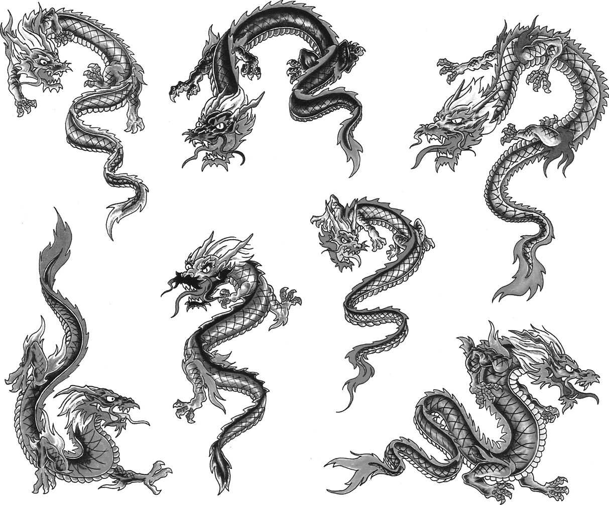 Что символизирует татуировка дракона у девушки: виды, значение