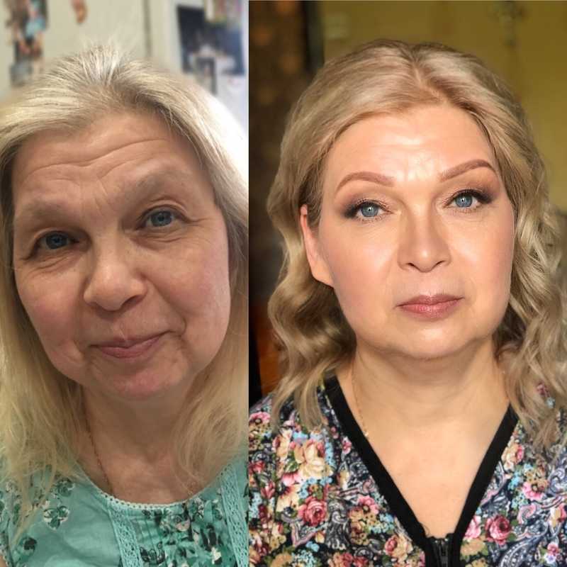 Возрастной макияж для стильной дамы