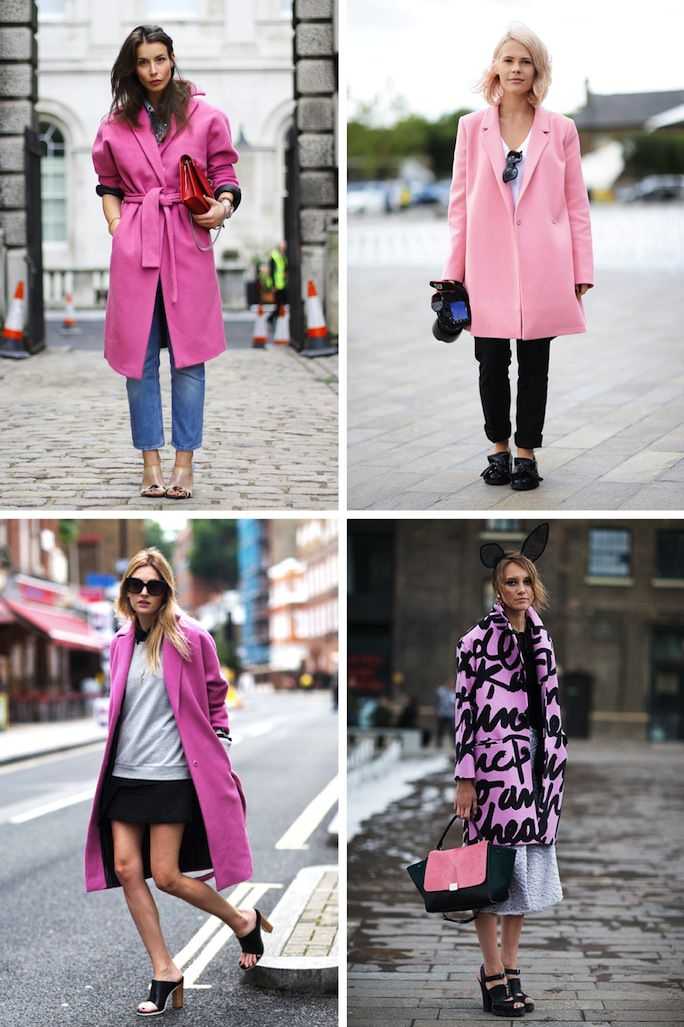 С чем носить розовое пальто - советы стилистов
