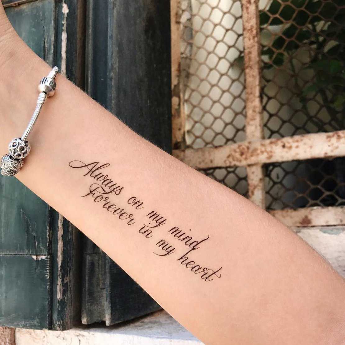 Тату надпись для девушек — лучшие женские татуировки цитаты и надписи